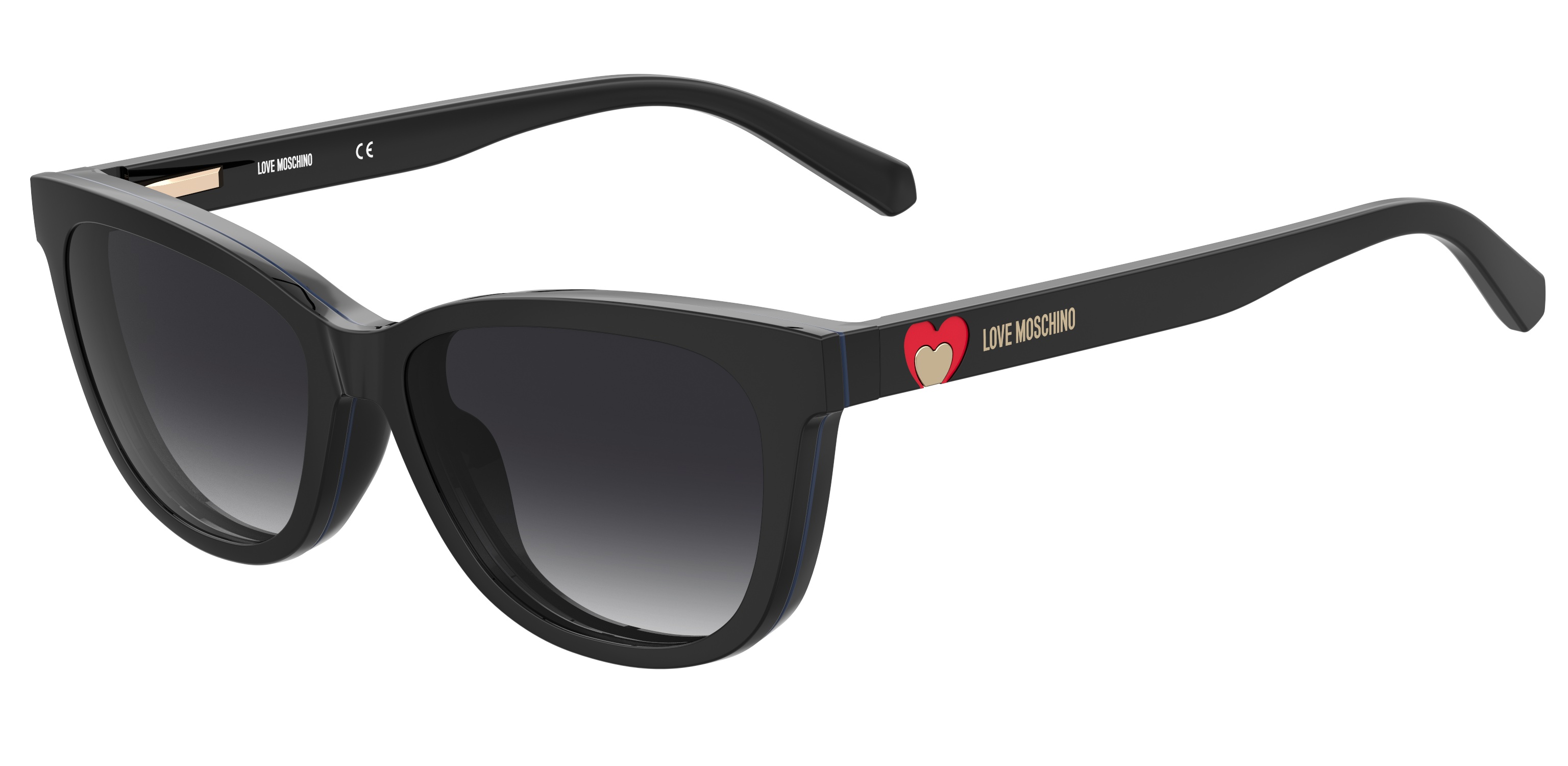 Love Moschino Occhiali Da Sole Donna – Modello MOL044/S – Lenti Marroni – Montatura Oro Rosa/Acetato HONEY GOLD - 6